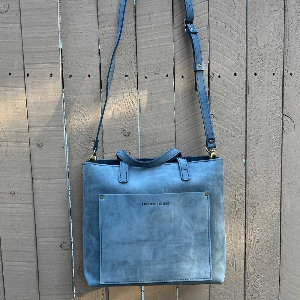 COPY - BNWT Portland Leather Goods Crossbody Tote in Groupie Grey